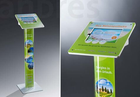 Monitor display/touch screen/iPad/andres/Boehringer/interactive